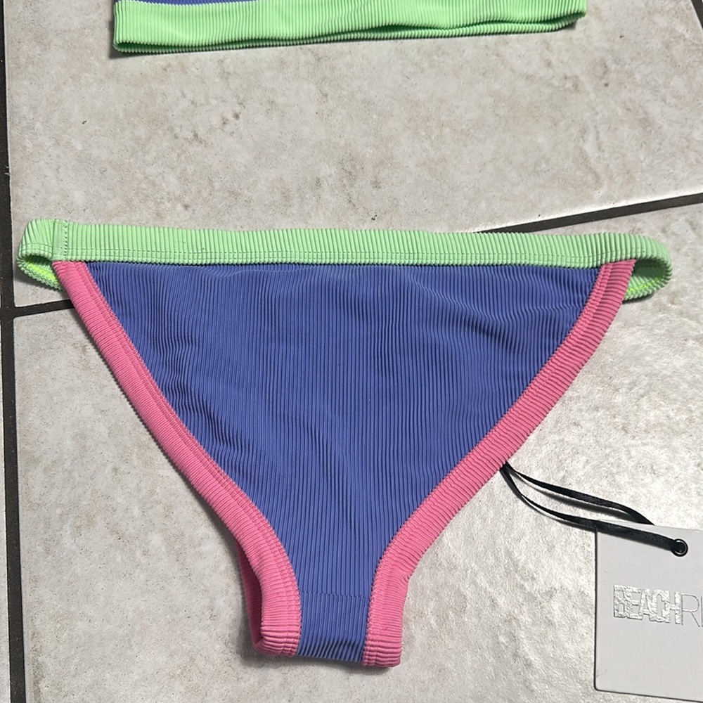 Beach Riot Colorblock Neon Bikini Set - Picture 5 of 10